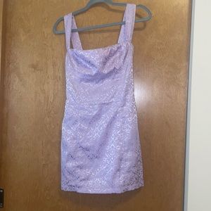 PASTEL LAVENDER FLORAL DRESS SIZE M